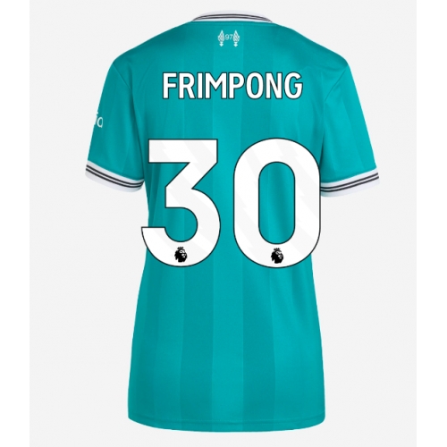 Billige Fotballdrakt Liverpool Jeremie Frimpong #30 Replika Tredjedrakt Dame 2025-26 Kortermet Billige Fotballdrakt Liverpool Jeremie Frimpong #30 Replika Tredjedrakt Dame 2025-26 Kortermet
